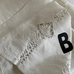 Antique French Hand Worked Linen Salesmans Samples with Cutwork and Embroidery Designs 1910-1920 B