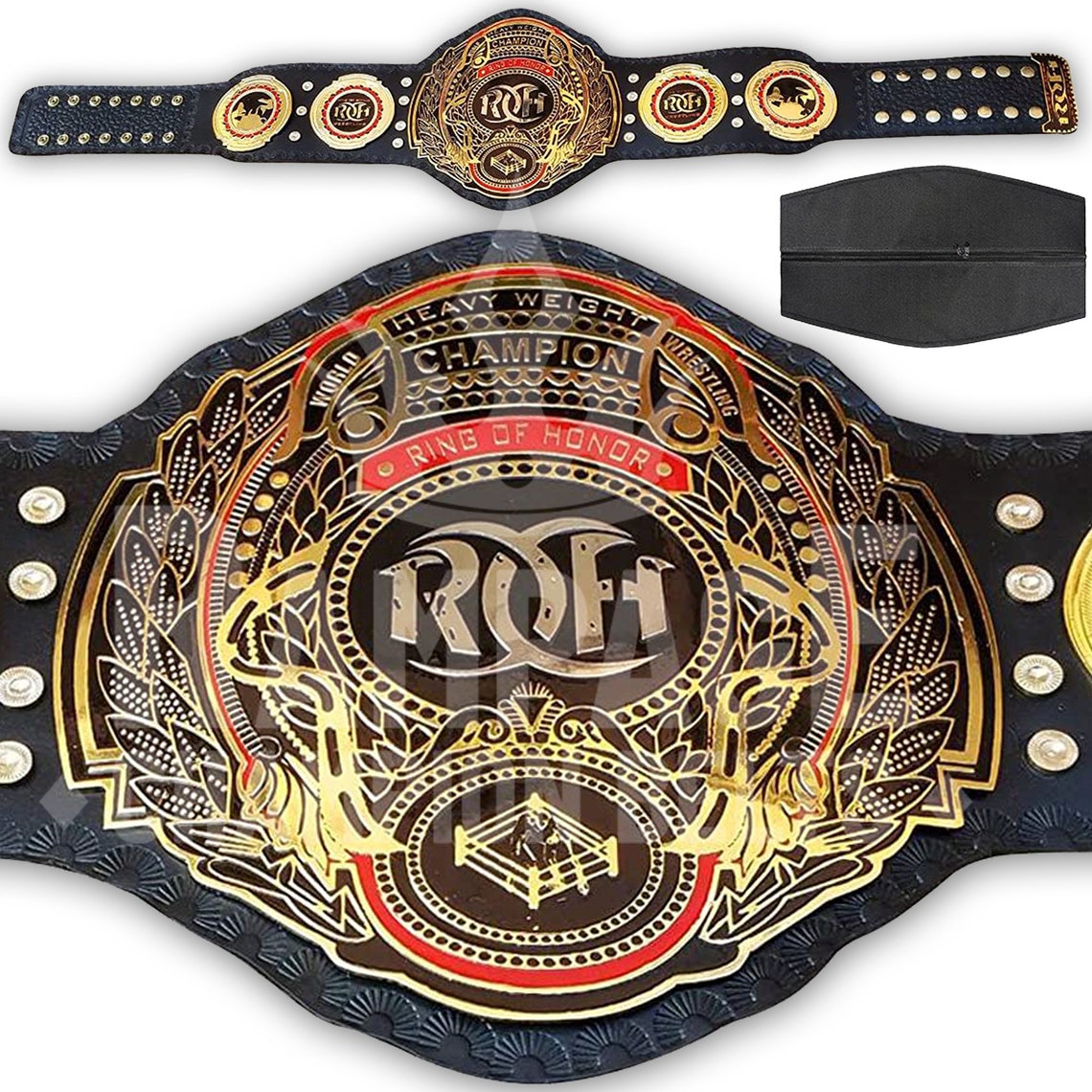 ROH Ring of Honor World Heavyweight Title Champion Belt Etsy