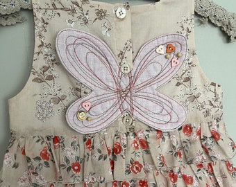 Vestido de algodão para menina, roupas lindas de menina