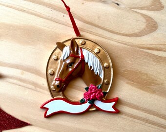 Personalized Horse Christmas Ornament