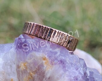 Pure Copper Ring, Lining Design Copper Ring, Copper Ring, Designer Ring, Gift Ring, Handmade Ring, Ring For Man, Copper Jewelry