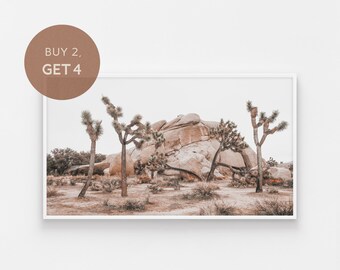 Samsung Frame TV Art, Joshua Tree Wall Art, Frame TV Art, Desert Wall Art, Boho Wall Decor, Southwestern Photo, Joshua Tree National Park