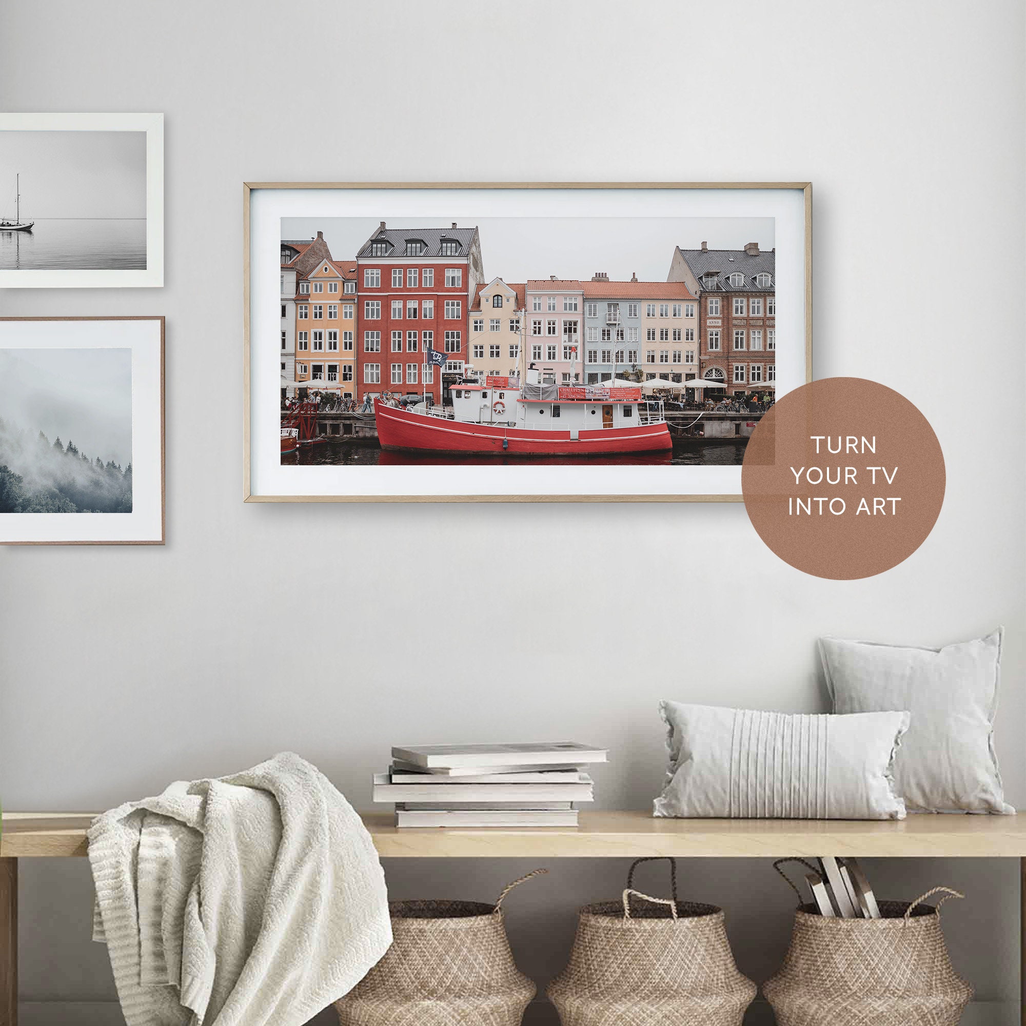 Samsung Frame TV Art Copenhagen Print Art Frame Tv Europe Etsy