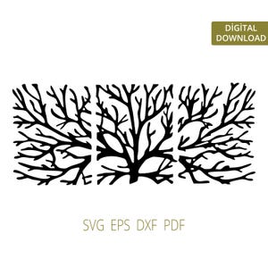 Tree Of Life Laser Cut | Tree Svg | Tree Wall Decor Laser Cut | Laser Cut Projects | Wood Dxf Files