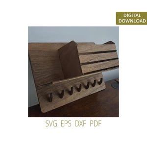 4 mm Brelok do kluczy Svg | Organizer na klucze Svg | Wieszak na klucze ścienny wycinany laserowo Svg | Wieszak na klucze wycinany laserowo | Pliki MDF DXF | Projekty wycinane laserowo