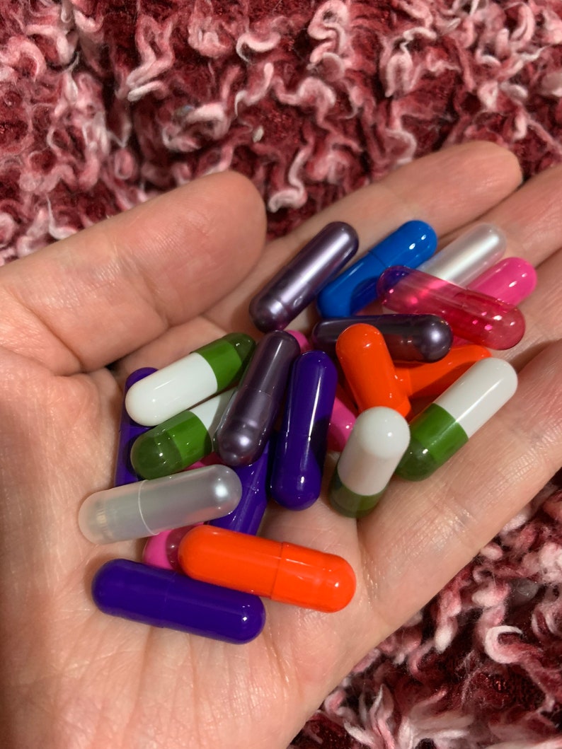 Empty Pill Capsules Etsy UK