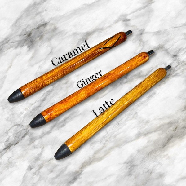 Wood Grain Pen Etsy