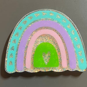 Boho Regenbogen Button Reel
