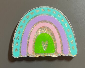 Boho Rainbow Badge Reel