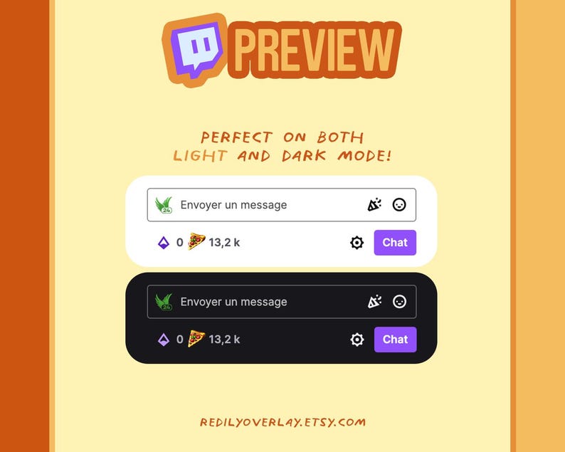Pizza Twitch Channel Point Icon, Sub Badge, Emote - Food Streaming ...