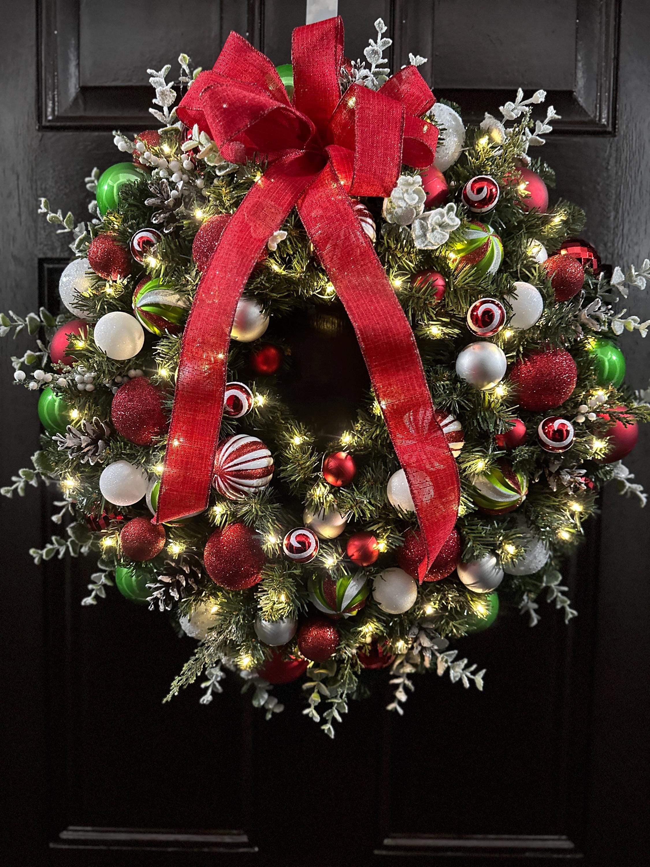 Large Christmas Wreath - Etsy