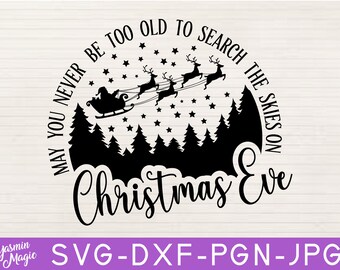 Christmas Eve Svg Etsy