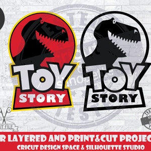Rex SVG Toy Story SVG File di design per Cricut Silhouette Cut Files Layered And PrintAndCut Woody SVG Buzz svg Pixar svg