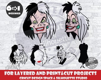 Free Free 58 Disney Villains Svg Cruella Deville Svg SVG PNG EPS DXF File