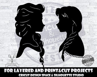 Download Anna And Elsa Svg Etsy