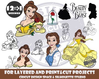 Belle Svg Etsy