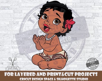 Download Baby Moana Svg Etsy PSD Mockup Templates