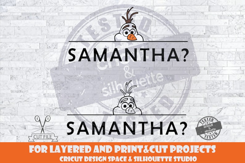 Download Frozen 2 SVG Olaf Samantha SVG Archivos de diseño para ...