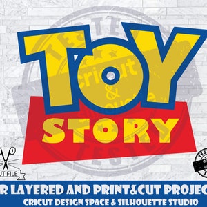 Toy Story Logo SVG Forky SVG Design Files For Cricut Silhouette Cut Files Layered And PrintAndCut