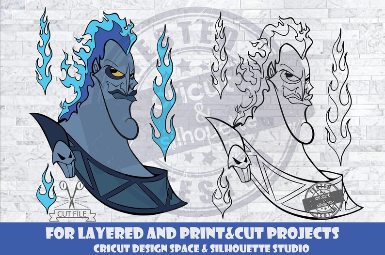 Download Hades SVG Hercules Design Files For Cricut Silhouette Cut ...