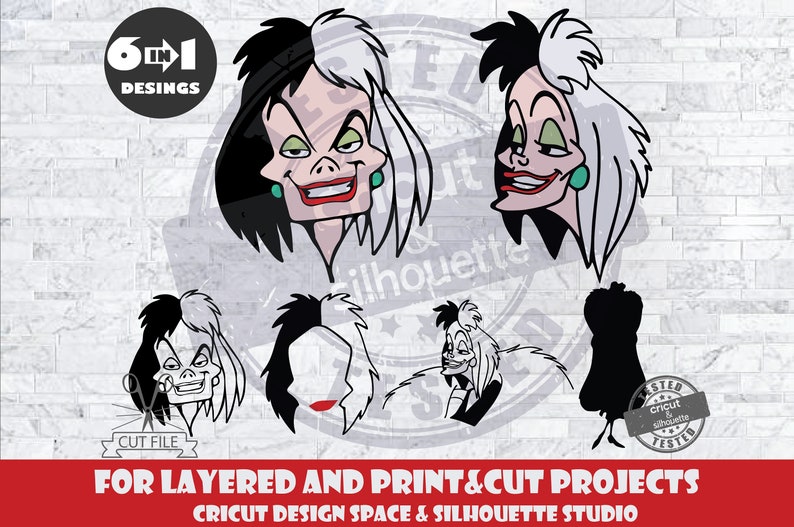 Free Free 165 Cruella Deville Cricut Disney Villains Svg SVG PNG EPS DXF File