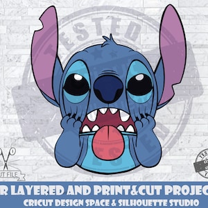 Stitch SVG Design Files For Cricut Silhouette Cut Files Layered And PrintAndCut Lilo & Stitch SVG Lilo SVG Stitch svg