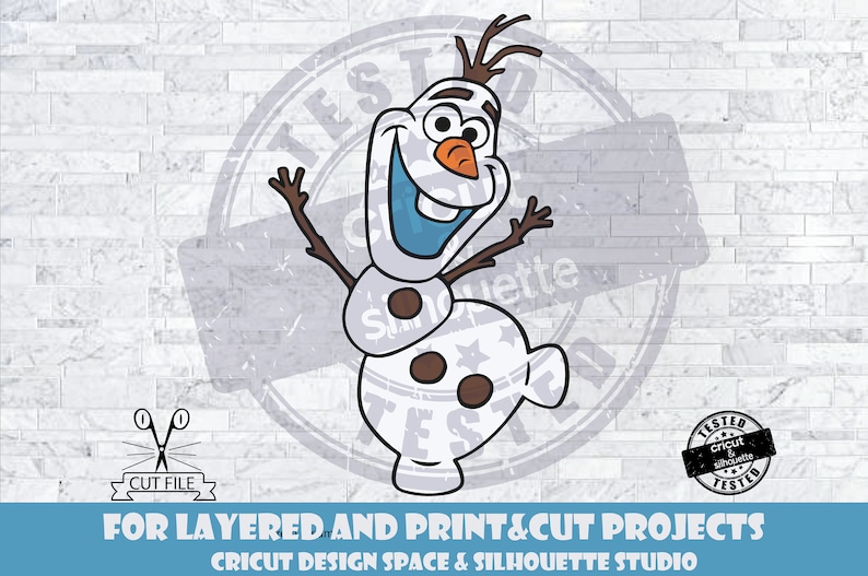 Frozen 2 SVG Olaf SVG Design Files For Cricut Silhouette ...