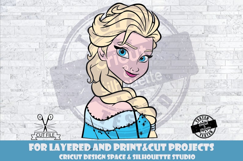 Download Frozen SVG Elsa SVG Design Files For Cricut Silhouette Cut ...