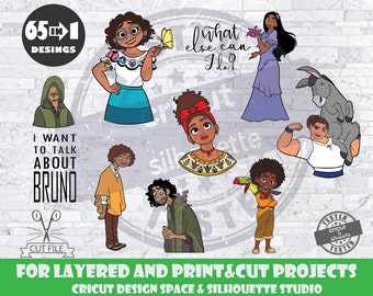 Encanto SVG Design Files For Cricut Silhouette Cut Files Layered And PrintAndCut Encanto Bundle SVG