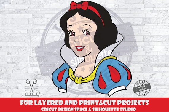 Snow White SVG Design Files for Cricut Silhouette Cut Files | Etsy