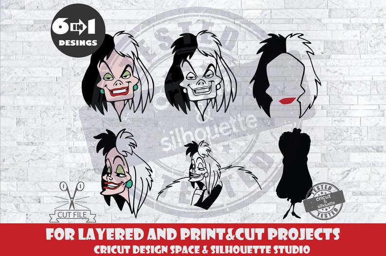 Free Free 244 Cruella Deville Cricut Disney Villains Svg SVG PNG EPS DXF File