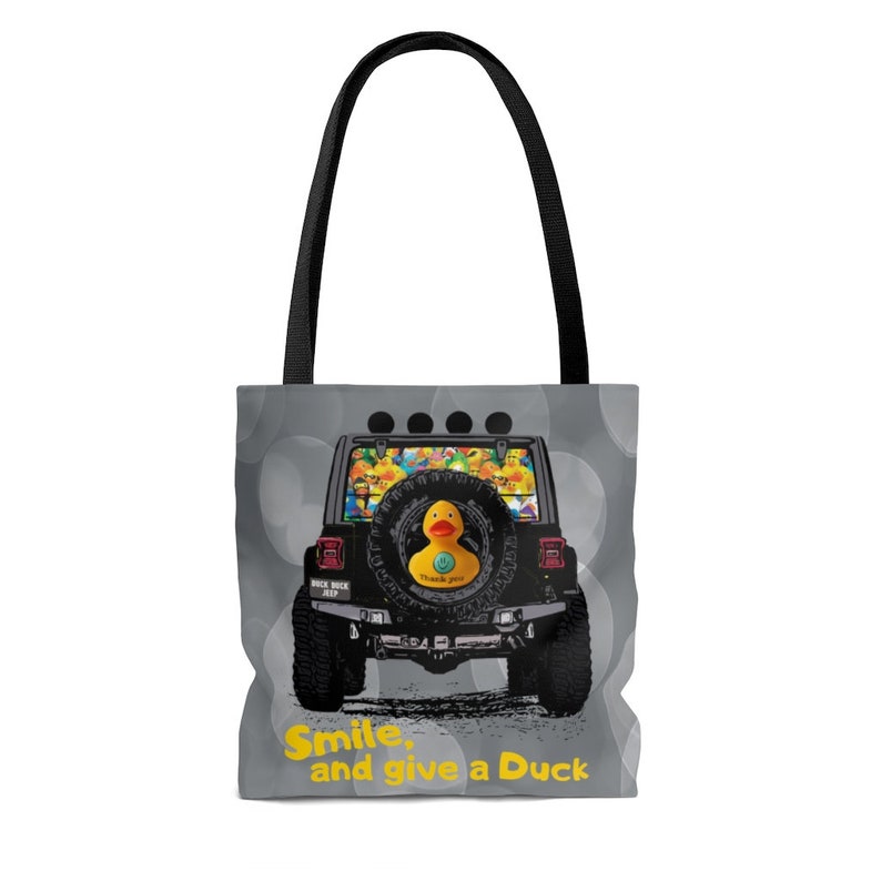 Jeep Wrangler Tote Bag Duck Duck Jeep Tote Bags Jeep Lovers | Etsy