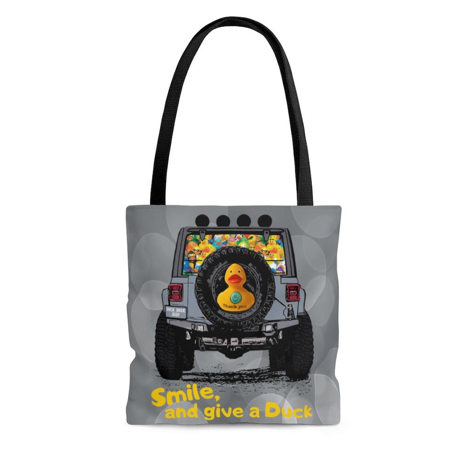 Jeep Wrangler Tote Bag Duck Duck Jeep Tote Bags Jeep Lovers Etsy