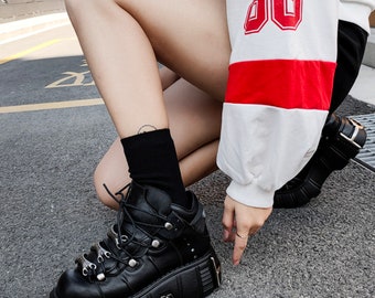 Punk Platform Chunky Aesthetic Shoes