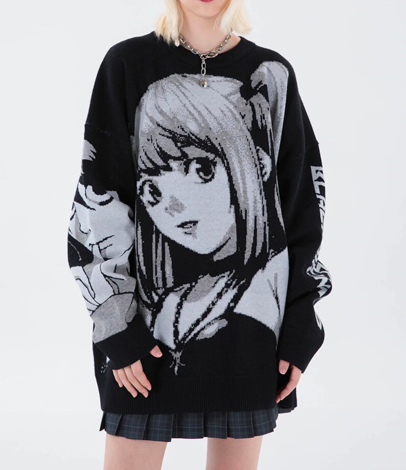 Anime Streetwear Harajuku Sweater Vintage Retro Japanese Aesthetic