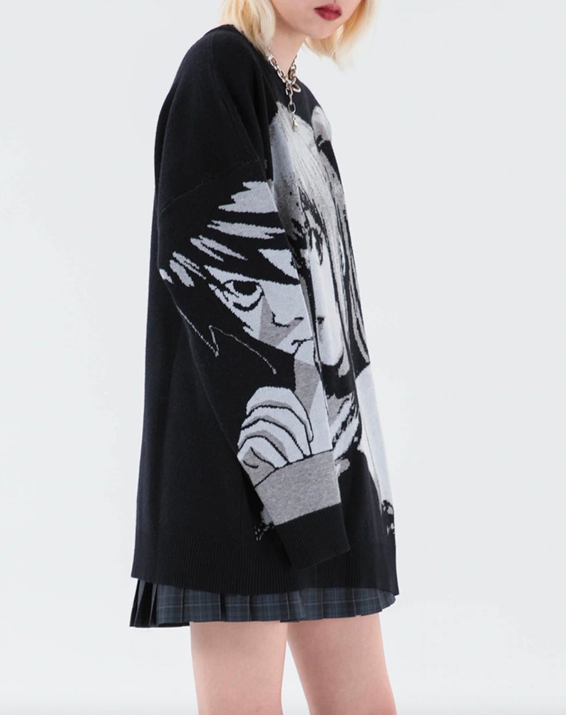 Anime Streetwear Harajuku Sweater Vintage Retro Japanese Aesthetic