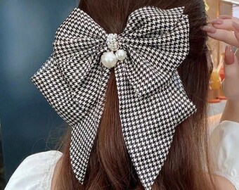Pretty Summer Picnic Big Bow Hair Accessory