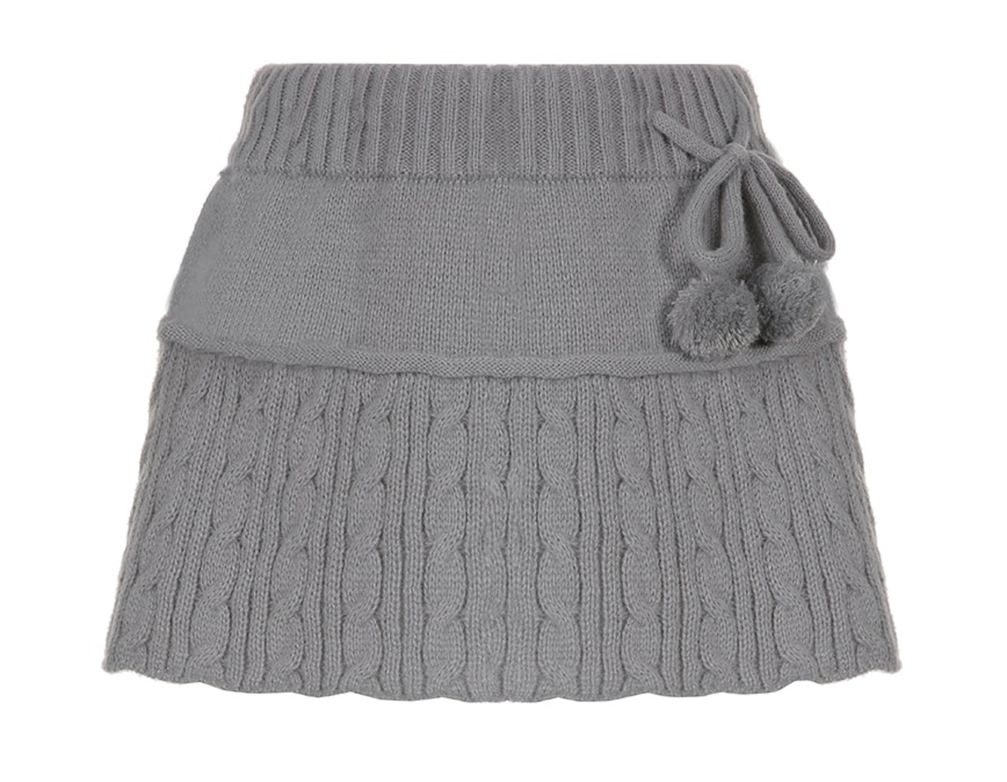 Casual Cute Winter Cosy Mini Knitted Skirt