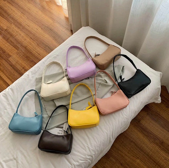 Y2K Soft PU Leather Small Shoulder Bag Etsy Singapore
