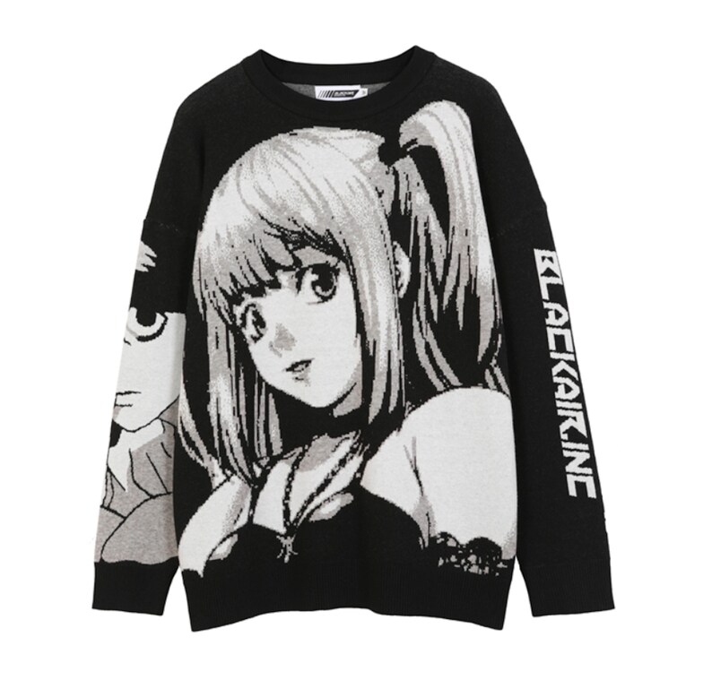 Anime Streetwear Harajuku Sweater Vintage Retro Japanese Aesthetic