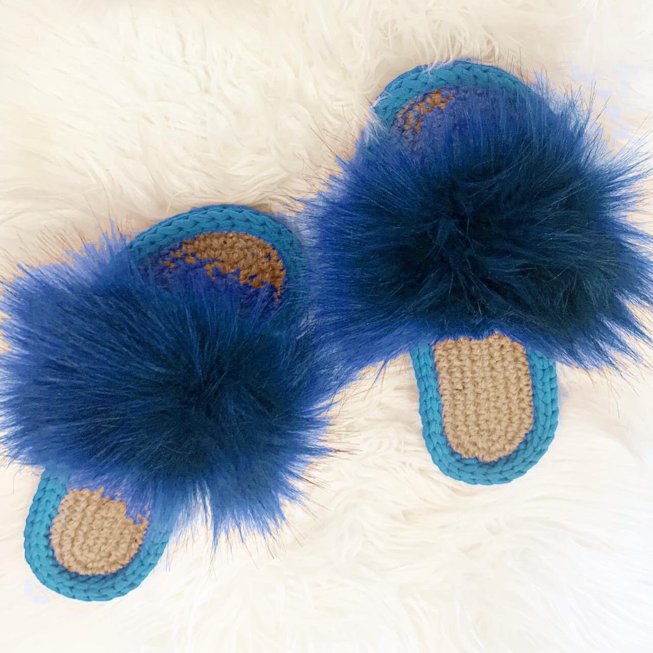 fluffy slippers sale
