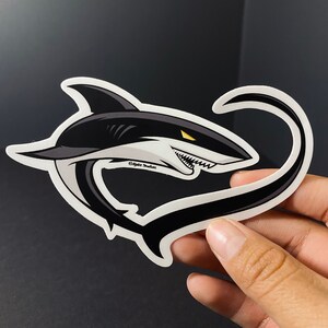 Thresher Shark Sticker Water Resistant Weatherproof Matte Vinyl Sticker