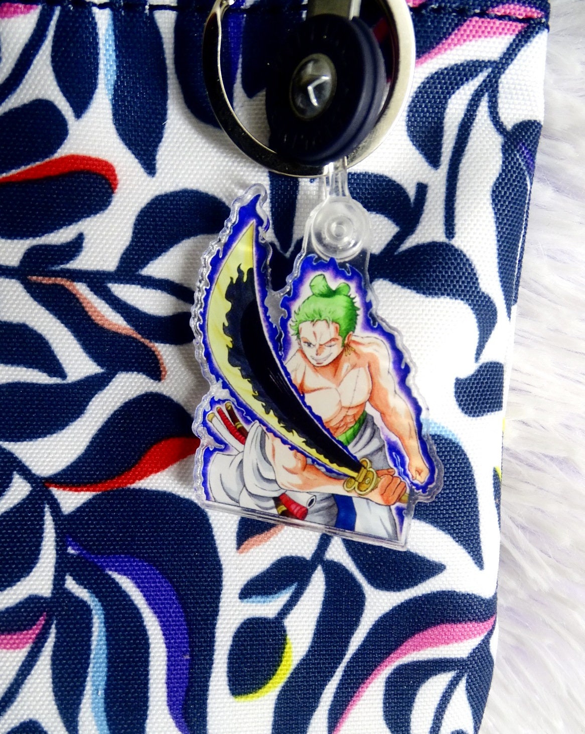 Roronoa Zoro Keychain Etsy
