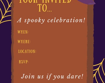 Halloween Party Invitations