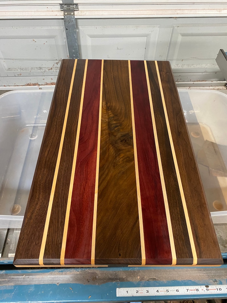 Custom Exotic Hardwood Cutting Boards Etsy