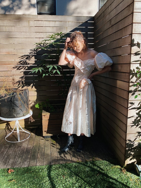 Vintage Pink Prom Dress