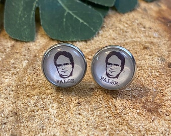 12mm the Office studs, Dwight Schrute, Dunder Mifflin, Michael Scott