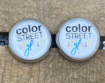 12mm Color Street inspired stylist stud earrings, on boarding gifts, Colorstreet team gifts