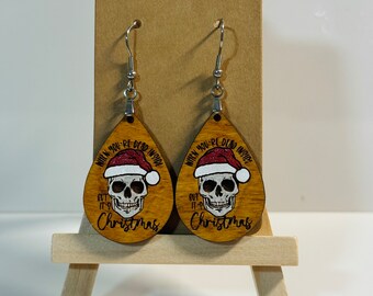 Dead Inside But It’s Christmas, Skelly Santa, gift for her