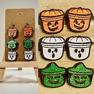 Boo buckets, 90s kids, Halloween, nostalgia, ghost, witch, pumpkin